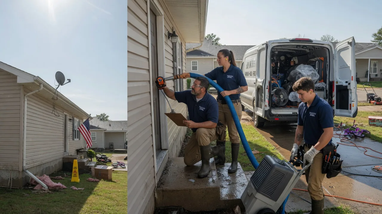 Ceiling Water Damage Restoration in Palermo, ND near me